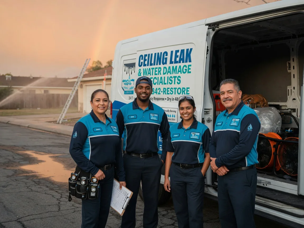 Ceiling Leak Cleanup company in Garden City, MN