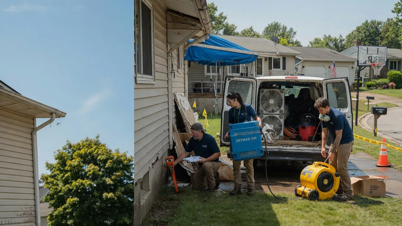 Ceiling Leak Cleanup in Garden City, MN near me
